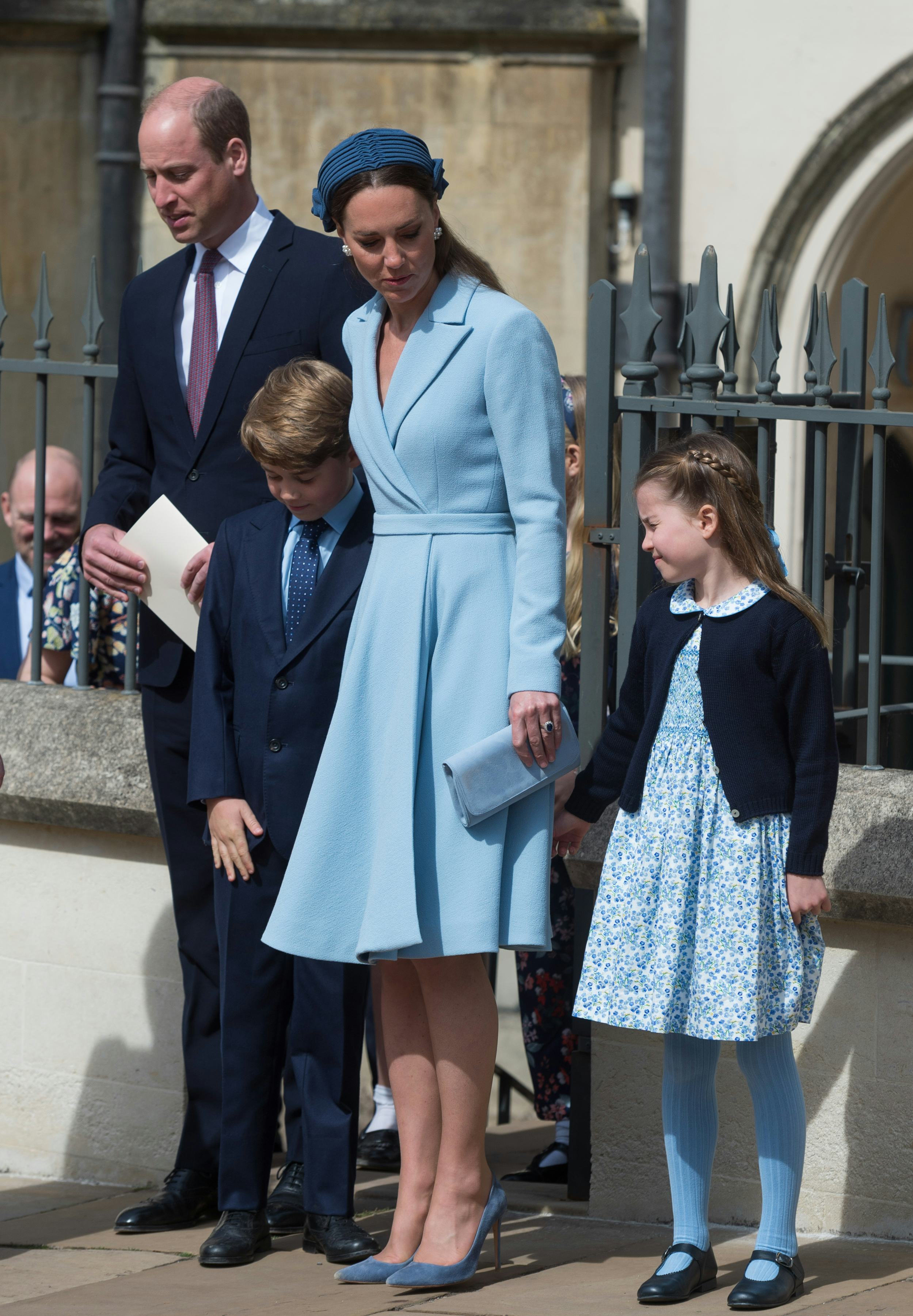 Kate Middleton Matched With Princess Charlotte & Prince George On Easter