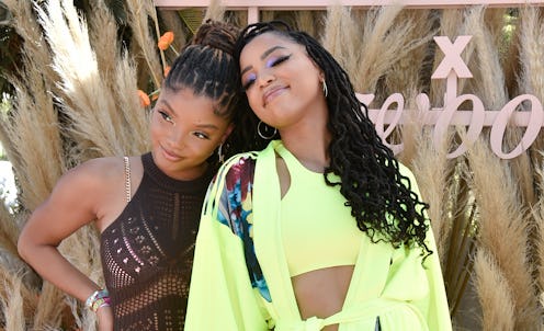 Halle Bailey and Chloe Bailey attend REVOLVE FESTIVAL for coachella 2022