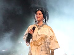 INDIO, CALIFORNIA - APRIL 16: Billie Eilish performs onstage at the Coachella Stage during the 2022 ...