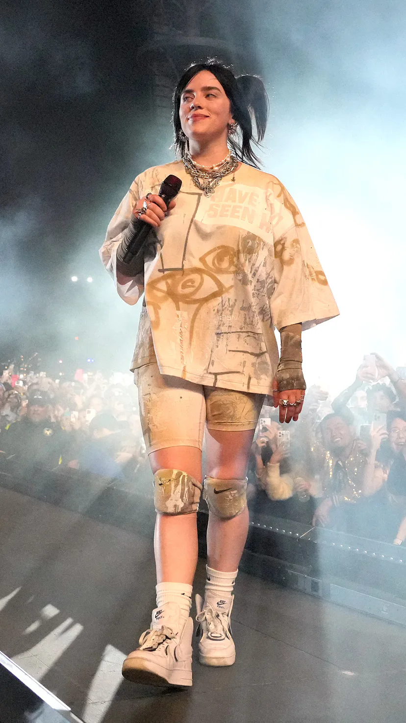 INDIO, CALIFORNIA - APRIL 16: Billie Eilish performs onstage at the Coachella Stage during the 2022 ...