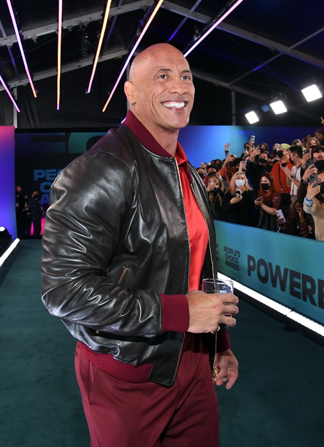 Dwayne Johnson, who celebrated his daughter's 4th birthday this weekend, attended the People's Choi...