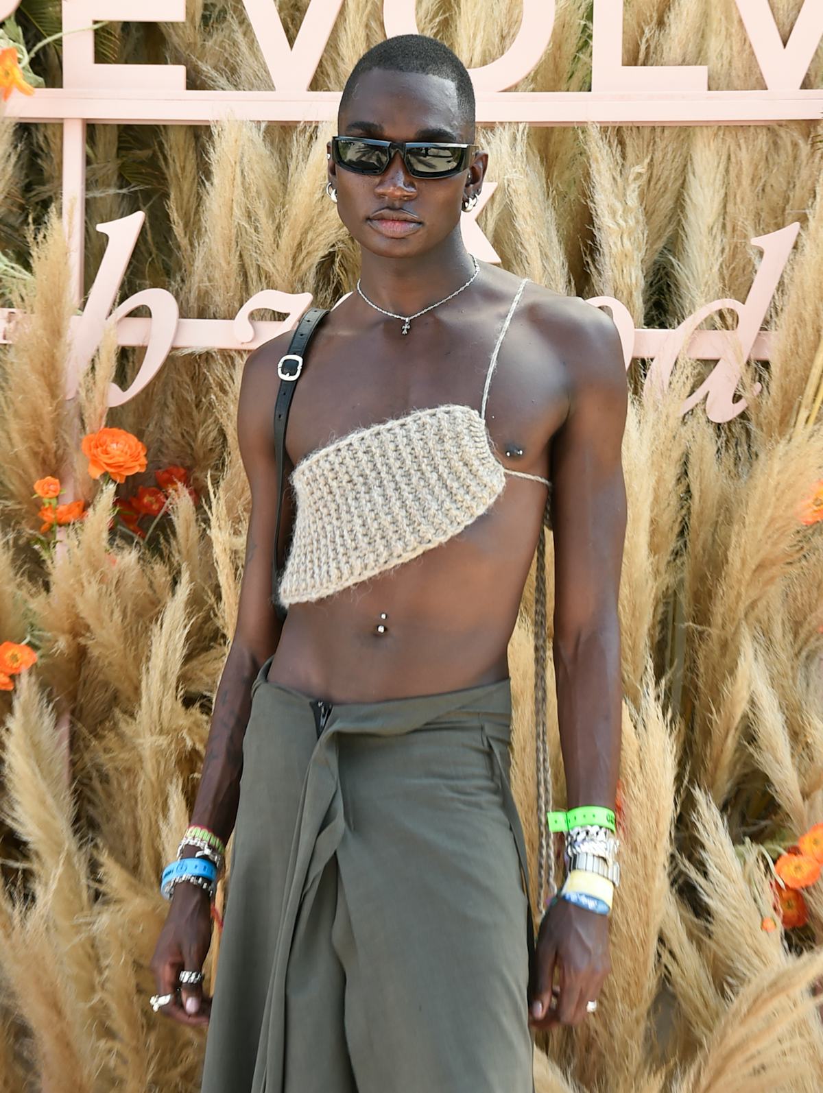 LA QUINTA, CALIFORNIA - APRIL 17: Rickey Thompson attends REVOLVE x The h.wood Group Present REVOLVE...