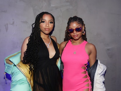 THERMAL, CALIFORNIA - APRIL 16: Chloe x Halle attend Levi's And Tequila Don Julio Neon Carnival, wit...