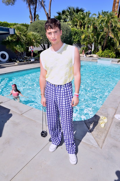 PALM SPRINGS, CALIFORNIA - APRIL 16: Benny Drama attends the Interscope Coachella Party on April 16,...