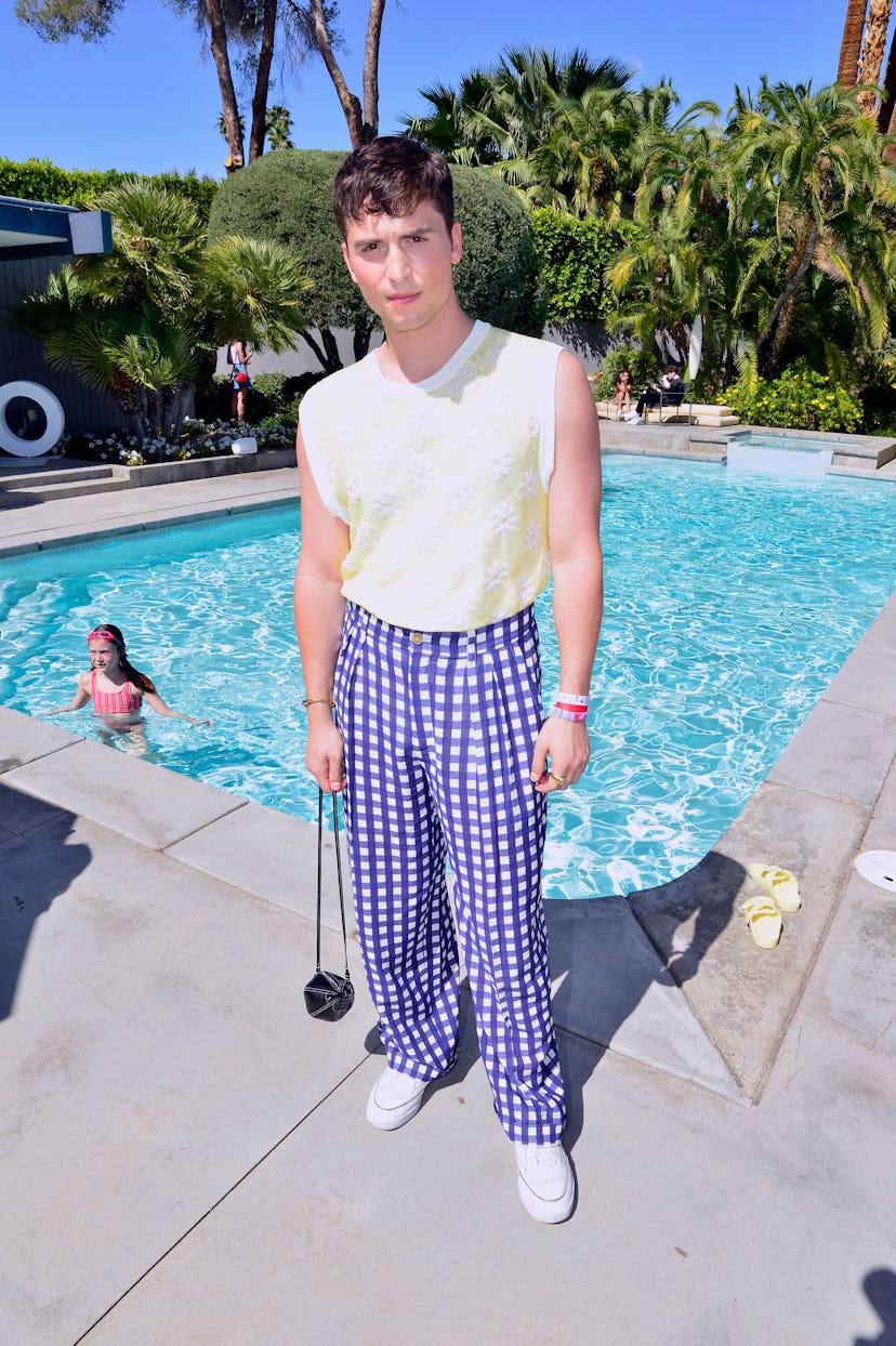PALM SPRINGS, CALIFORNIA - APRIL 16: Benny Drama attends the Interscope Coachella Party on April 16,...