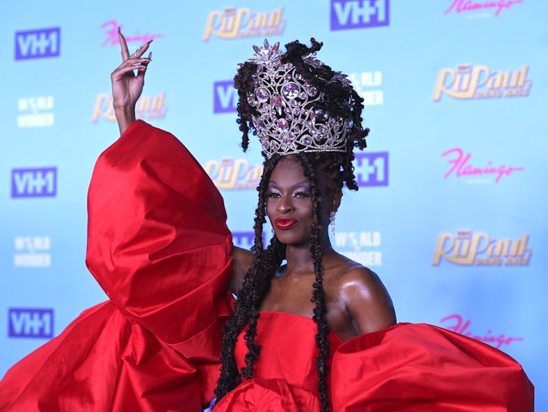 Symone at the 'RuPaul's Drag Race' Season 14 finale 