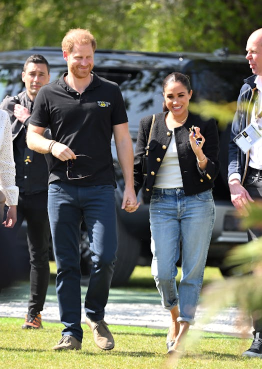 Prince Harry and Meghan Markle attend the Invictus Games in The Hague, Netherlands.