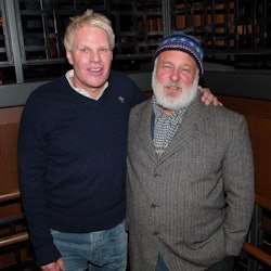 Mike Jeffries, Abercrombie & Fitch CEO, and Bruce Weber (Photo by Michael Loccisano/FilmMagic for Pa...