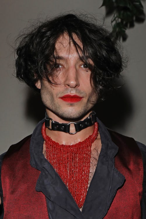 LONDON, ENGLAND - OCTOBER 12:   Ezra Miller attends the after show party for the Alexander McQueen S...
