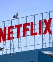 HOLLYWOOD, CA - APRIL 19: General views of the Netflix Hollywood campus on Vine on April 19, 2022 in...