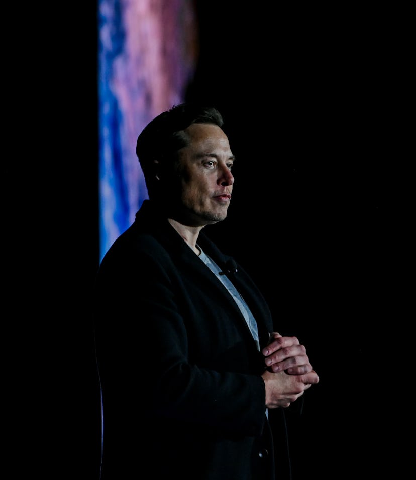 BOCA CHICA, TX - FEBRUARY 10:  SpaceX CEO Elon Musk provides an update on the development of the Sta...