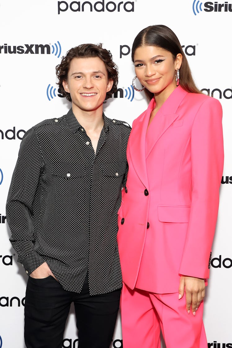 Zendaya said Tom Holland's "love and support" helps her.