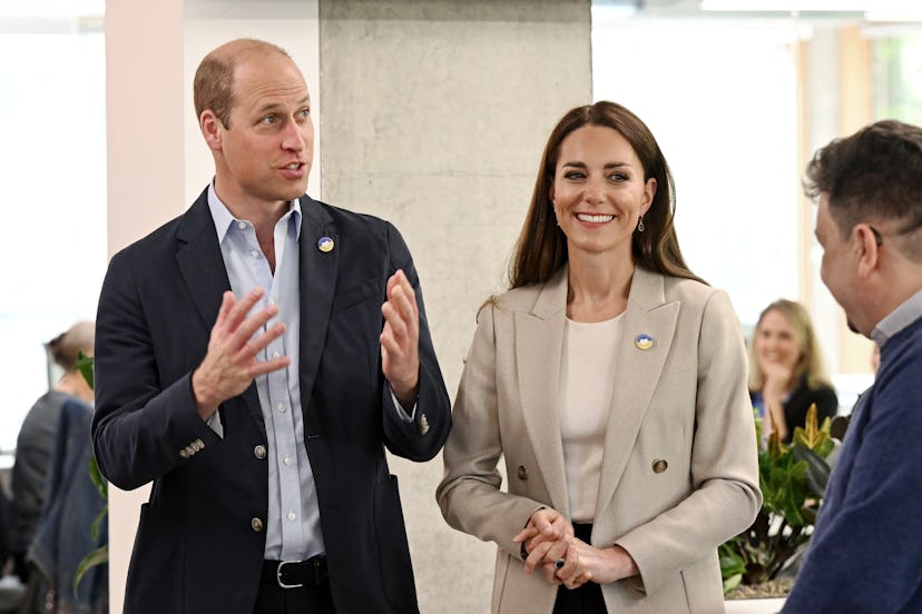 Prince William and Kate Middleton at the Disasters Emergency Committee in London