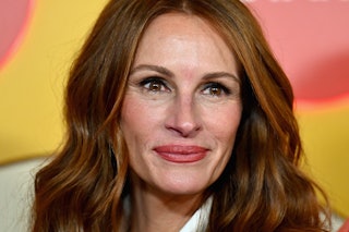 Julia Roberts enjoys being a homemaker. Here, she attends the New York premiere of "Gaslit" at the T...