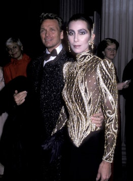 Cher at the Met Gala in 1985