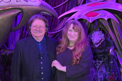 Brian Froud and Wendy Froud at the premiere of "The Dark Crystal: Age of Resistance" 