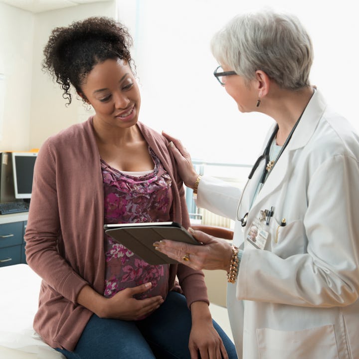 An OB-GYN talks to her patient about non-invasive prenatal screening testing, which the FDA has just...