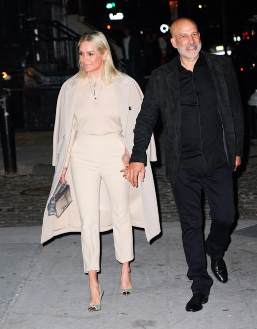 Yolanda Hadid and Joel Jingoli at Gigi Hadid's 27th birthday party at Zero Bond on April 24, 2022 in...