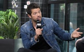 NEW YORK, NEW YORK - NOVEMBER 04: Actor and author Misha Collins visits the Build Series to discuss ...