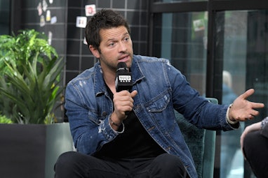 NEW YORK, NEW YORK - NOVEMBER 04: Actor and author Misha Collins visits the Build Series to discuss ...