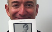 Amazon.com founder and chief executive Jeff Bezos unveils an international Kindle electronic book re...