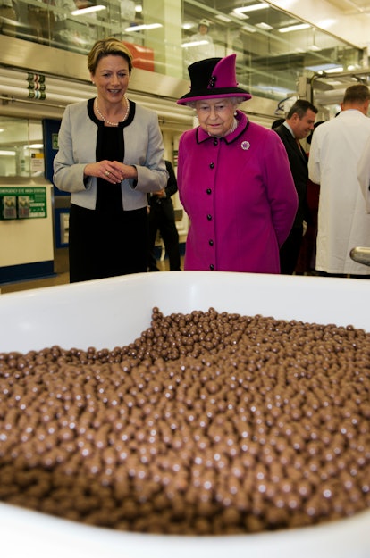 Queen Elizabeth can't get enough chocolate.