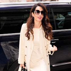 Amal Clooney is seen on April 27, 2022 in New York City.