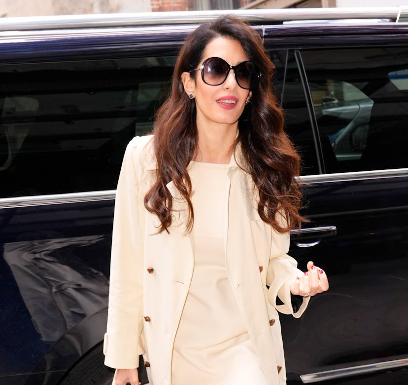 Amal Clooney is seen on April 27, 2022 in New York City.