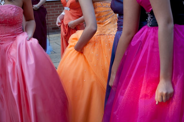 Students from Highsted Grammar School, Sittingbourne, enjoying their prom night, held at Hempstead H...