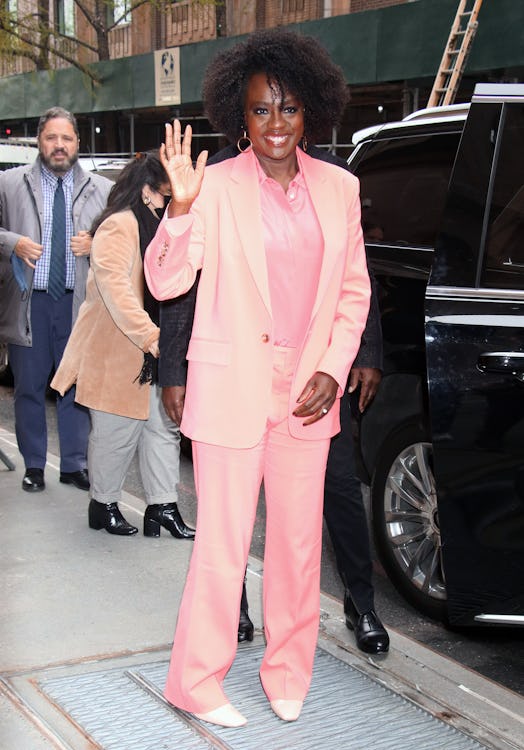 Viola Davis is seen on April 26, 2022 in New York City.