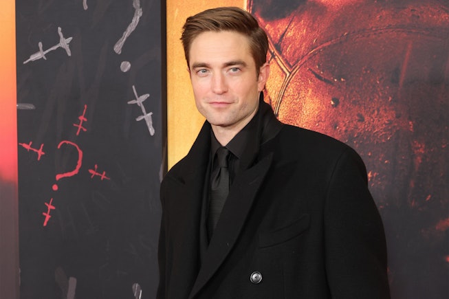 NEW YORK, NEW YORK - MARCH 01: Robert Pattinson attends "The Batman" World Premiere on March 01, 202...