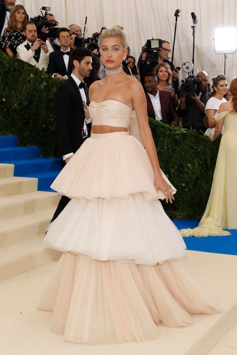 Hailey Baldwin at ‘Rei Kawakubo/Comme des Garçons:Art of the In-Between’ Costume Institute Gala in 2…