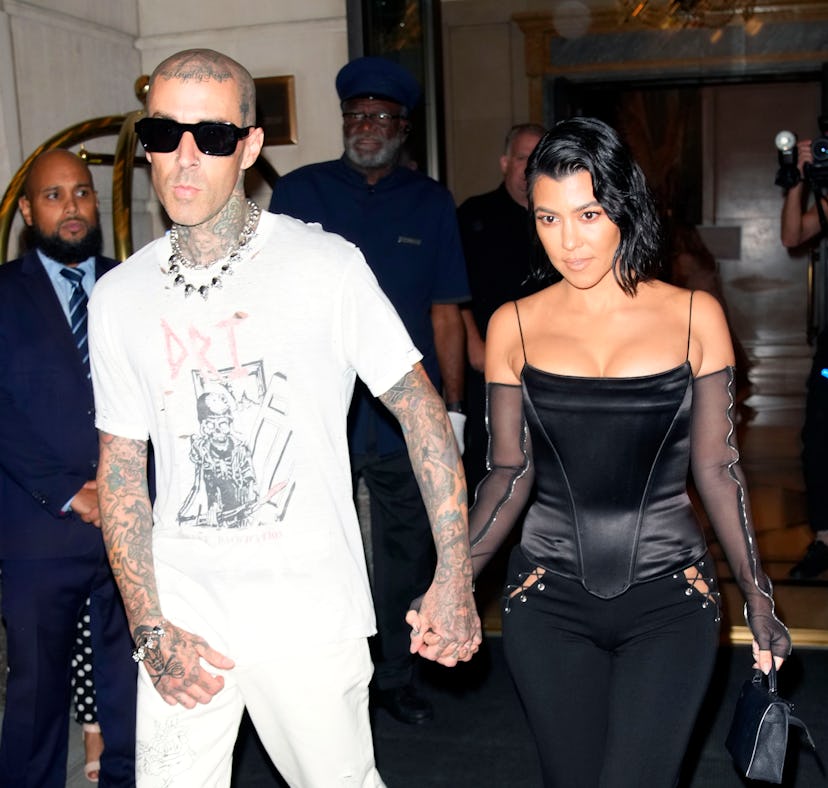 Travis Barker visited Robert Kardashian's grave before proposing to Kourtney.
