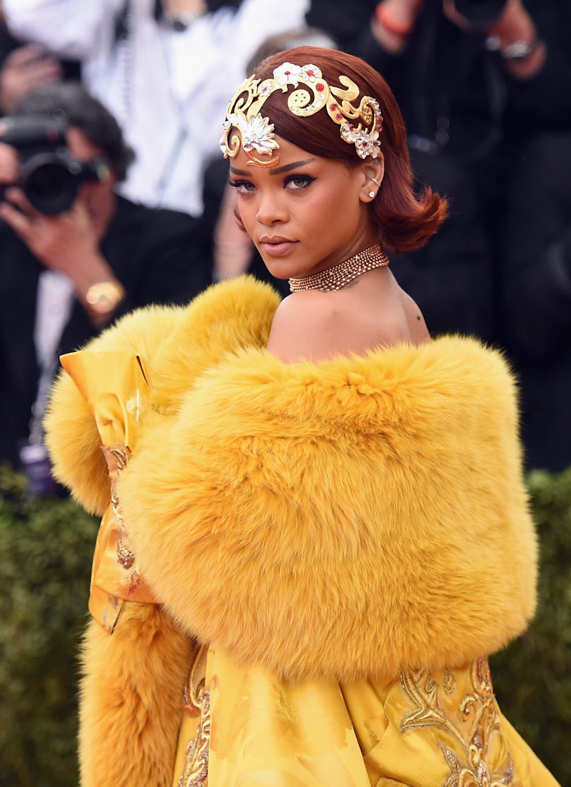 Rihanna's Best Met Gala Makeup & Hair Looks Ever