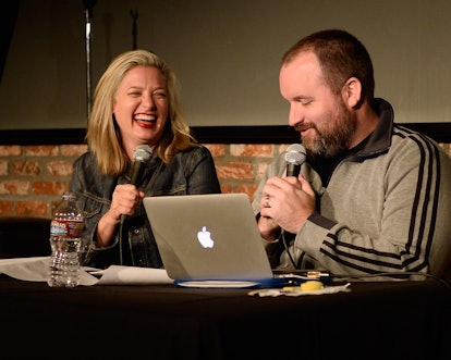 Tom Segura and Christina P are married and work together.