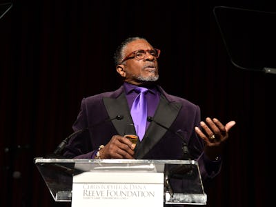 NEW YORK, NY - NOVEMBER 15:  Keith David speaks at The Christopher & Dana Reeve Foundation "Magical ...