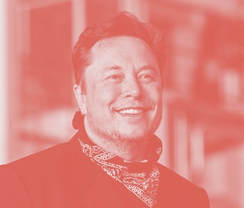 FILED - 13 August 2021, Brandenburg, Grünheide: Elon Musk, Tesla CEO, stands during a press event at...