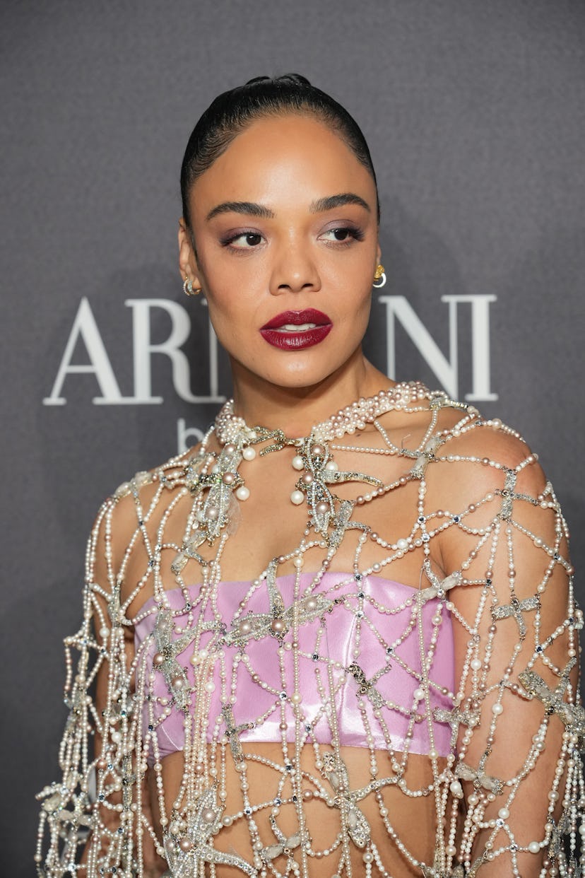 Tessa Thompson attends Armani Beauty Event