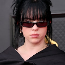 Billie Eilish attends the 64th Annual Grammy Awards.