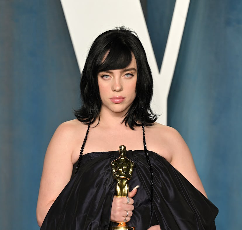 Billie Eilish responded to TikTok shade of her 2022 Oscars dress.