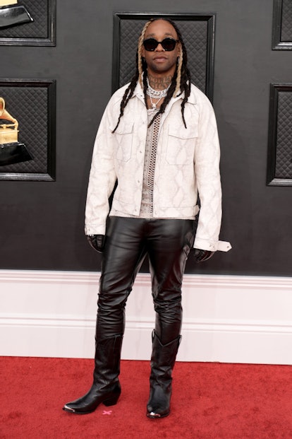 LAS VEGAS, NEVADA - APRIL 03: Ty Dolla $ign attends the 64th Annual GRAMMY Awards at MGM Grand Garde...