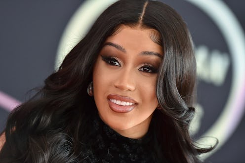 LOS ANGELES, CALIFORNIA - NOVEMBER 19: Cardi B attends the 2021 American Music Awards Red Carpet Rol...