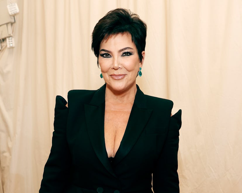 NEW YORK, NEW YORK - SEPTEMBER 13: Kris Jenner attends The 2021 Met Gala Celebrating In America: A L...