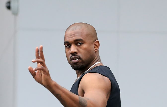 MIAMI FL - MARCH 3: Kanye West is seen leaving his hotel on March 3, 2022 in Miami, Florida. (Photo...