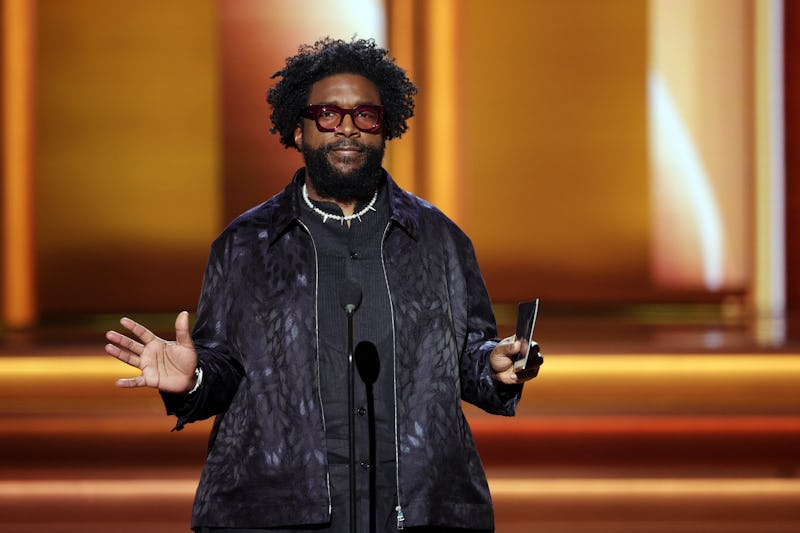 LAS VEGAS, NEVADA - APRIL 03: Ahmir 'Questlove' Thompson speaks  onstage during the 64th Annual GRAM...