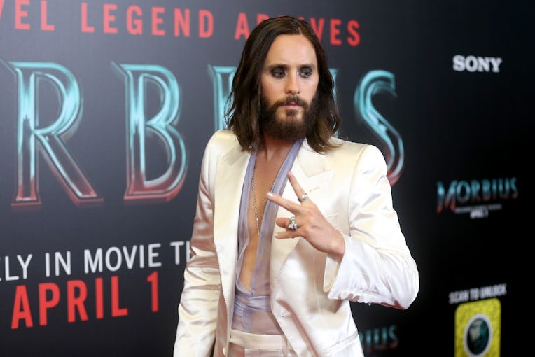 LOS ANGELES, CALIFORNIA - MARCH 30: Jared Leto attends the "Morbius" Fan Special Screening at Cinema...