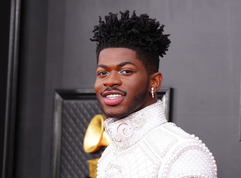 Lil Nas X’s tweet about celebrating the 2022 Grammys was X-rated.