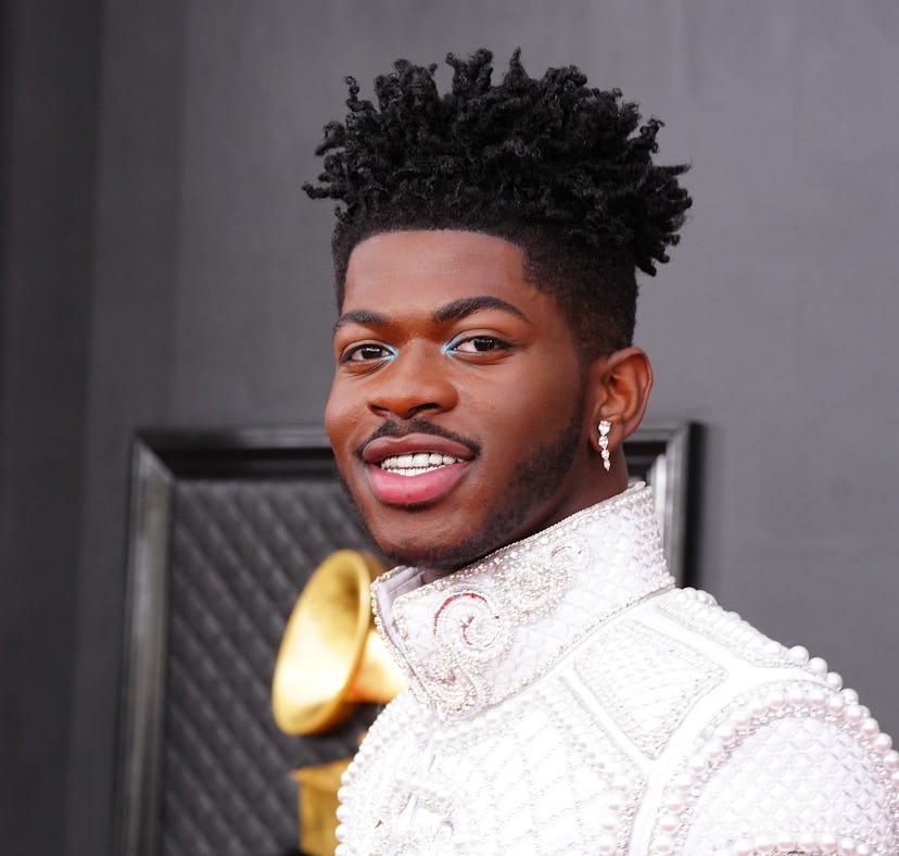 Lil Nas X’s tweet about celebrating the 2022 Grammys was X-rated.