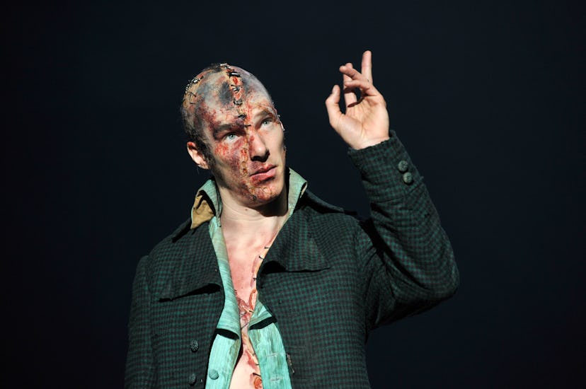 Benedict Cumberbatch as The Creature in the National Theatre's production of Nick Dear's "Frankenste...