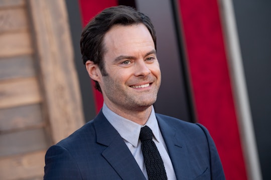 Bill Hader says he keeps his dating life private in an effort to protect his three kids.